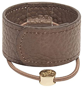 1907 by Fromm Leather Hair Cuff, Brown - Click Image to Close